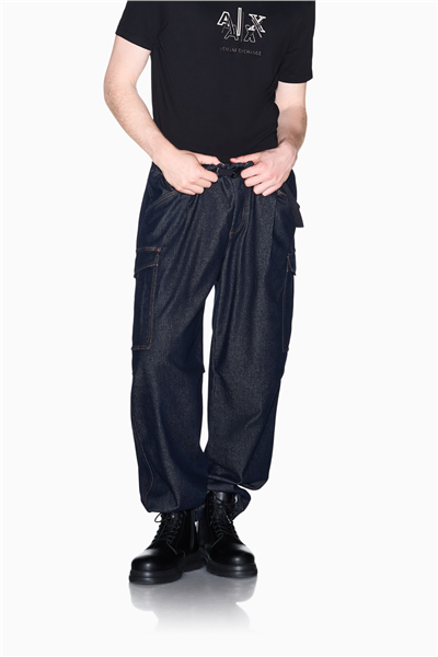 Armani Exchange Erkek Bisiklet Yaka T-Shirt Siyah