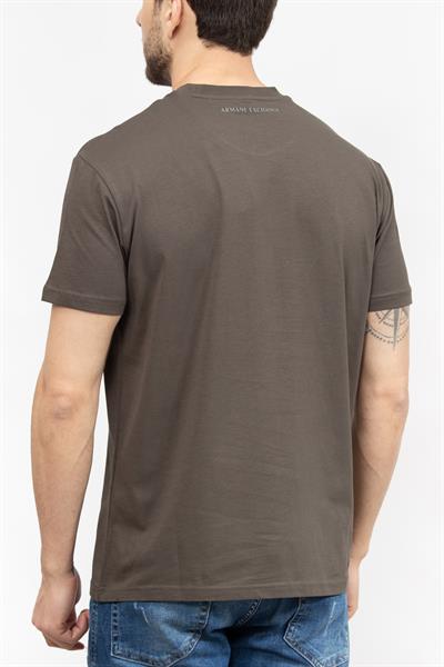 Armani Exchange Erkek Bisiklet Yaka T-Shirt Siyah