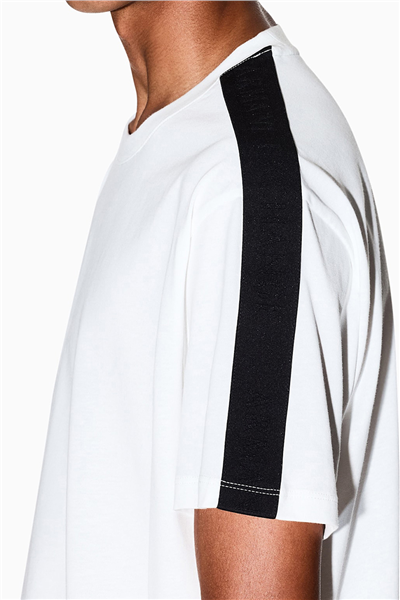 Armani Exchange Erkek Bisiklet Yaka T-Shirt Beyaz