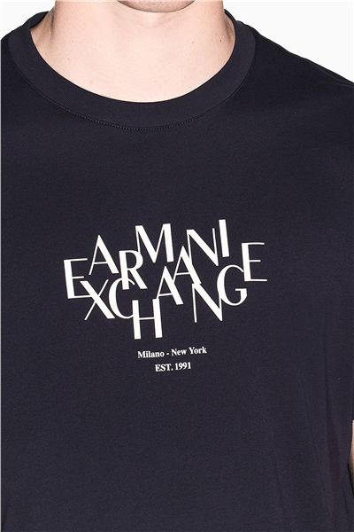 Armani Exchange Erkek Bisiklet Yaka T-Shirt