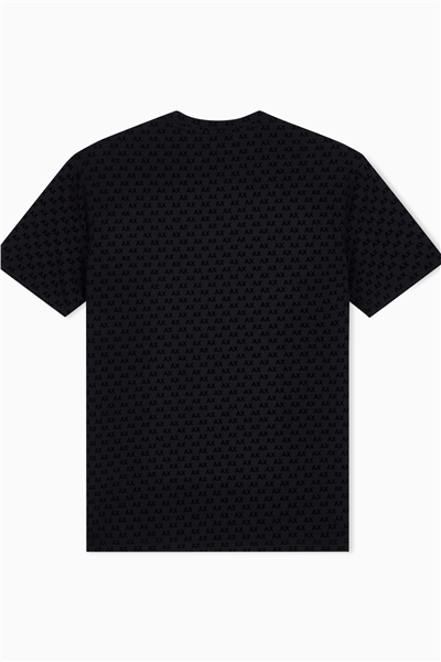 Armani Exchange Erkek Bisiklet Yaka T-Shirt Siyah