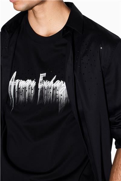 Armani Exchange Erkek Bisiklet Yaka T-Shirt