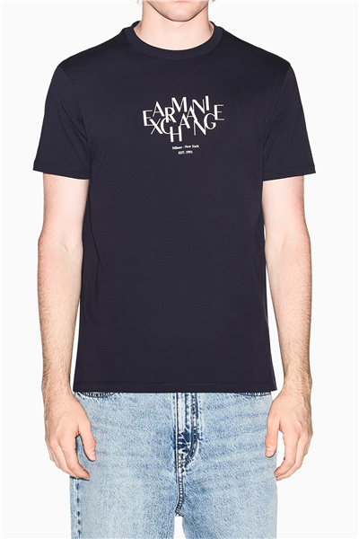 Armani Exchange Erkek Bisiklet Yaka T-Shirt