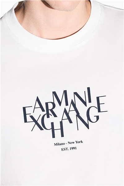 Armani Exchange Erkek Bisiklet Yaka T-Shirt
