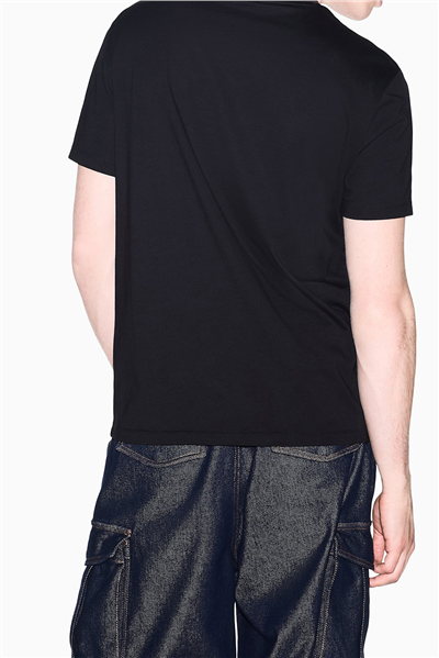 Armani Exchange Erkek Bisiklet Yaka T-Shirt Siyah