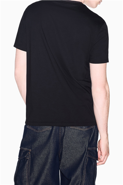 Armani Exchange Erkek Bisiklet Yaka T-Shirt Siyah
