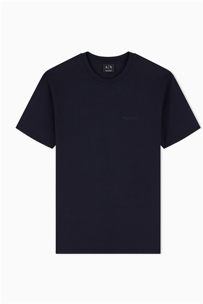 Armani Exchange Erkek Bisiklet Yaka T-Shirt Lacivert