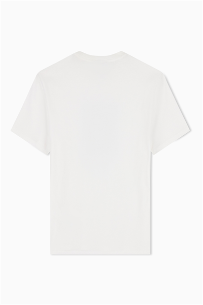 Armani Exchange Erkek Bisiklet Yaka T-Shirt Beyaz