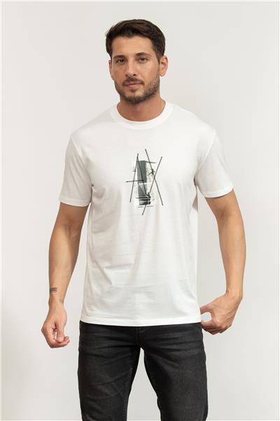 Armani Exchange Erkek Bisiklet Yaka T-Shirt