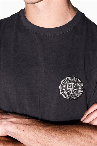 Armani Exchange Erkek Bisiklet Yaka T-Shirt
