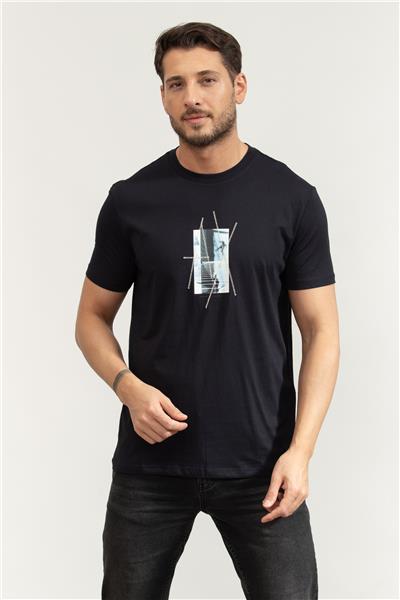 Armani Exchange Erkek Bisiklet Yaka T-Shirt