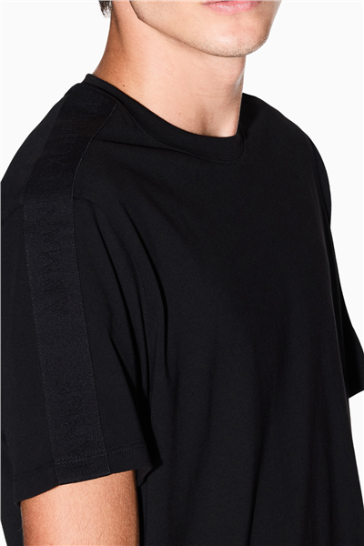 Armani Exchange Erkek Bisiklet Yaka T-Shirt Siyah