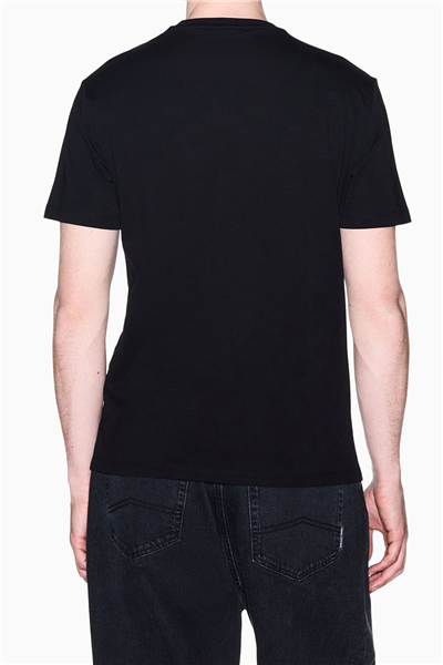 Armani Exchange Erkek Bisiklet Yaka T-Shirt Siyah