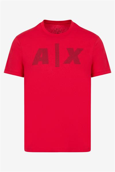 Armani Exchange Erkek Bisiklet Yaka T-Shirt Kırmızı