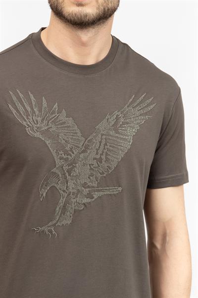 Armani Exchange Erkek Bisiklet Yaka T-Shirt Siyah