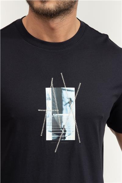 Armani Exchange Erkek Bisiklet Yaka T-Shirt