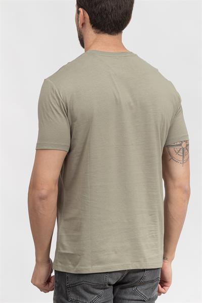 Armani Exchange Erkek Bisiklet Yaka T-Shirt Yeşil