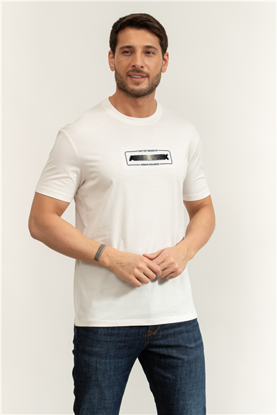 Armani Exchange Erkek Bisiklet Yaka T-Shirt