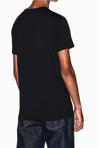 Armani Exchange Erkek Bisiklet Yaka T-Shirt Siyah