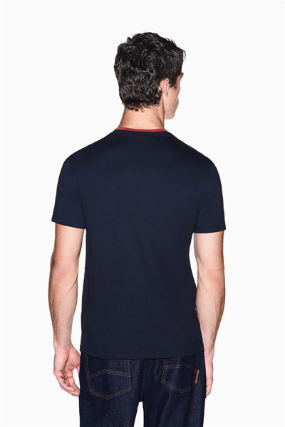 Armani Exchange Erkek Bisiklet Yaka T-Shirt Lacivert