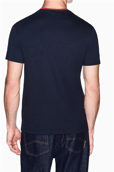 Armani Exchange Erkek Bisiklet Yaka T-Shirt Lacivert
