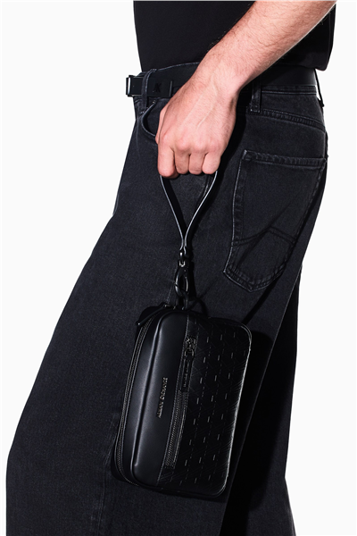 Armani Exchange Erkek El Çantası Siyah