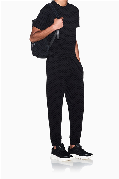 Armani Exchange Erkek Eşofman Alt Siyah