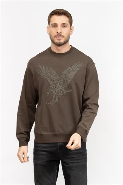 Armani Exchange Erkek Fermuarlı Sweatshirt