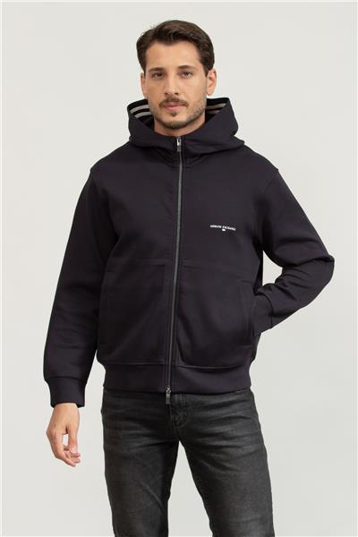 Armani Exchange Erkek Fermuarlı Sweatshirt