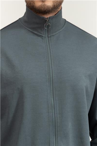Armani Exchange Erkek Fermuarlı Sweatshirt