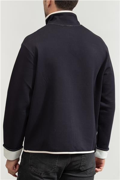 Armani Exchange Erkek Fermuarlı Sweatshirt