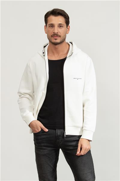 Armani Exchange Erkek Fermuarlı Sweatshirt