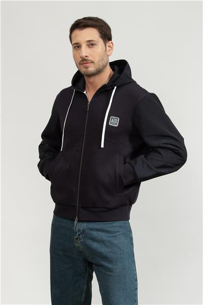 Armani Exchange Erkek Fermuarlı Sweatshirt