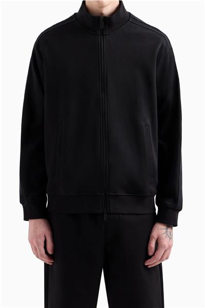 Armani Exchange Erkek Fermuarlı Sweatshirt Siyah