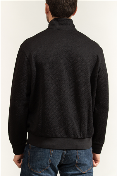 Armani Exchange Erkek Fermuarlı Sweatshirt