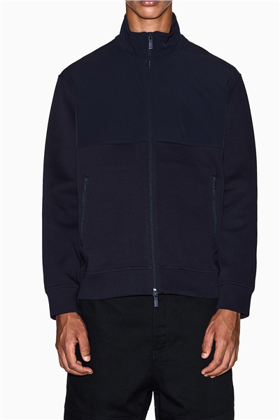 Armani Exchange Erkek Fermuarlı Sweatshirt Lacivert