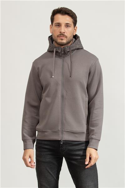 Armani Exchange Erkek Fermuarlı Sweatshirt