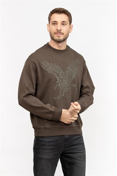 Armani Exchange Erkek Fermuarlı Sweatshirt