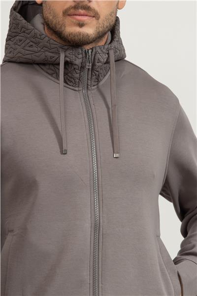 Armani Exchange Erkek Fermuarlı Sweatshirt