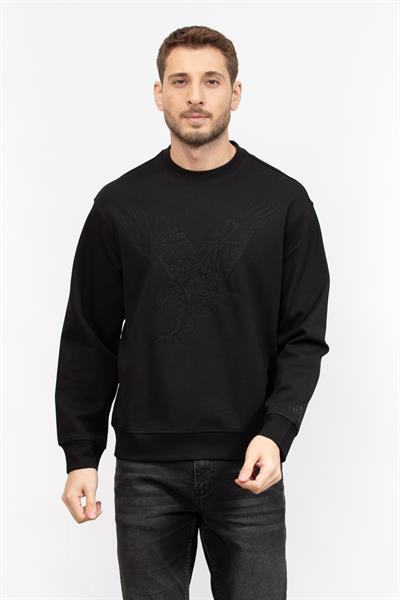 Armani Exchange Erkek Fermuarlı Sweatshirt