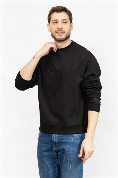 Armani Exchange Erkek Fermuarlı Sweatshirt