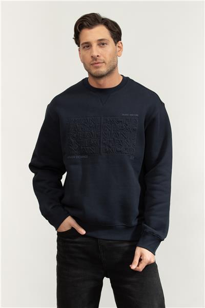 Armani Exchange Erkek Fermuarlı Sweatshirt