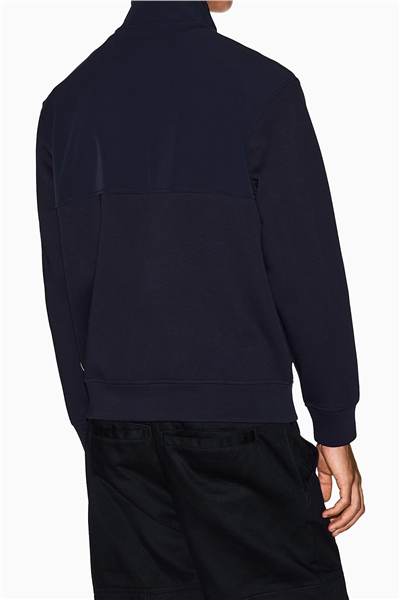Armani Exchange Erkek Fermuarlı Sweatshirt Lacivert