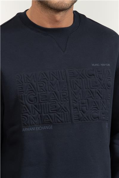 Armani Exchange Erkek Fermuarlı Sweatshirt