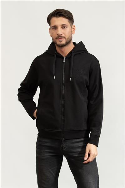 Armani Exchange Erkek Fermuarlı Sweatshirt