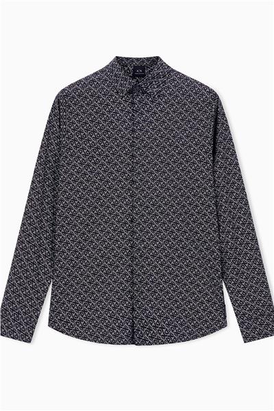 Armani Exchange Erkek Gömlek Siyah