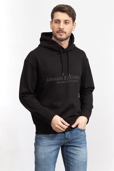 Armani Exchange Erkek Kapüşonlu Sweatshirt