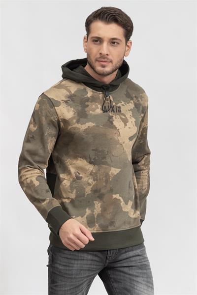 Armani Exchange Erkek Kapüşonlu Sweatshirt
