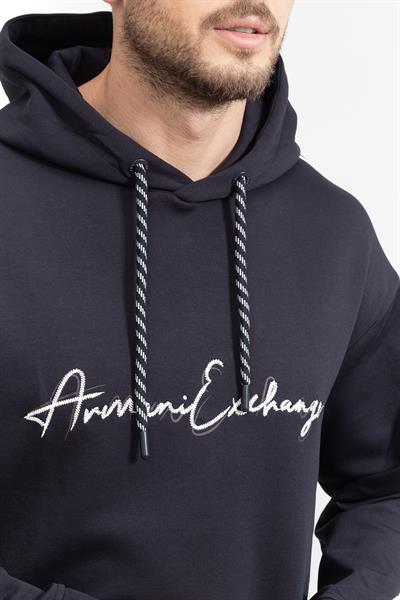 Armani Exchange Erkek Kapüşonlu Sweatshirt