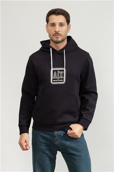 Armani Exchange Erkek Kapüşonlu Sweatshirt